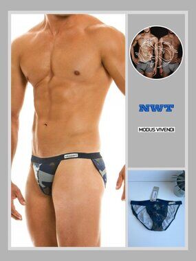 Modus Vivendi - Desert Tanga Brief - Blue (L)